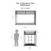 Adam - Twin Over Twin Bunk Bed - Black Metal - Image 10