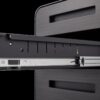3 Drawer Mobile File Cabinet Under Desk Office, Simple Style Versatile Storage Cabinet, 5 Wheel Design Anti-Tilting Cold Rolled Steel Waterproof Moisture-Proof - Black - Image 9