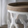 Large Distressed Side Table - White - Image 5