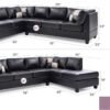 Malone - Sectional - Black - Image 5