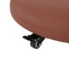 Concrete Round Wheelie Umbrella Base With Stainless Steel Holder - Terracotta - Image 10