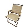 Comfy - Foldable And Portable Chair With Armrests, Indoor And Outdoor Universal (Set of 4) - Brown - Image 4