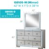 Stylish Storage Dresser - Silver Champagne - Image 3