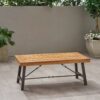 Outdoor Coffee Table - Teak - Image 2