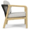 Palmetto - Outdoor Conversation Chair (Set of 2) - Stone Gray - Image 2