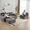 Compressed Sofa, Large Sectional Couches For Living Room - Gray - Image 11