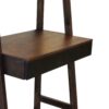 Ladder Desk, Ladder Style Display Shelf - Natural Wood / Brown - Image 4