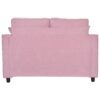 Modern Chaise Lounge Sofa Bed Upholstered Sofa Couch With Tufted Seat And Detachable Pillows For Living Room - Pink - Image 17