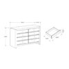 Lucille - 5 Piece Queen Bedroom Set With Storage And Bookcase Headboard - Walnut - Image 4