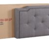 Deb - Queen Bed For Cozy Sleep - Gray - Image 6