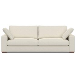 Charlie - Deep Seater Sofa, Upholstered - Cream