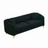 Tufted Oversized Sofa For Living Spaces - Black - Image 6