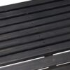 Alejandro - Acacia Wood Porch Swing With Slat Panel Seating - Dark Gray - Image 11