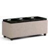 Avalon - Storage Ottoman - Natural - Image 2