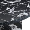 Versatile Round Coffee Table For Various Interior Styles, Exhibiting Modern Minimalism And Nordic Charm - Black / Black White - Image 12