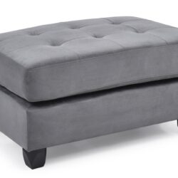 Stylish Contemporary Ottoman For Every Space - Gray