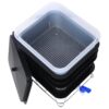 Durable Worm Farm Composting Bin With 4 Tray System For Food Waste Recycling Plastic - Black - Image 4