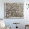 Large Cherry Blossom Canvas Art Print, Home Decor Accent Piece - Gray / White Matte - Image 11