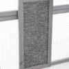 Outdoor Cat House, Diy Cat Enclosure Catio With Double Enter Doors - Light Gray - Image 26
