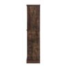4 Door Cabinet With 1 Drawer, With 4 Adjustable Inner Shelves, Storage Cabinet - Natural - Image 9