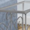 Accent Table, Side Traditional - Silver - Image 2