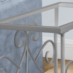 Accent Table, Side Traditional - Silver