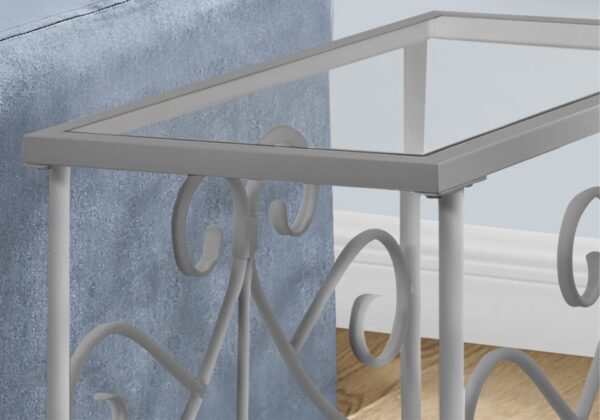 Accent Table, Side Traditional - Silver