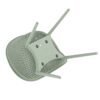 2 Piece Durable Single Chair With Mesh Hollow Out Design - Light Green - Image 4
