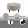 Upendo - Pattern Ottoman With Casters - Multi - Image 4