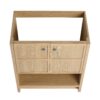 Modern 30'' Freestanding Bathroom Vanity With 2 Soft Closing Doors, (Excluding Sink) - Oak - Image 13