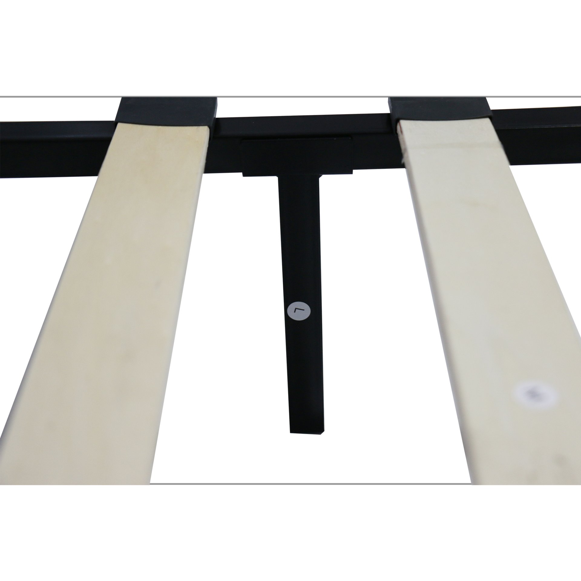 King Size Contemporary Upholstered Platform Bed Frame With Button Tufted Linen Fabric Headboard, Wood Slat Support - Gray - Image 7