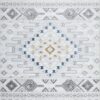 Legacy - 5'3" X 7' Polypropylene Area Rug - Multi / White - Image 7