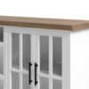 Hampton - TV Stand Console For TVs Up To 100" - Jasmine Whitewash / Barnwood - Image 10