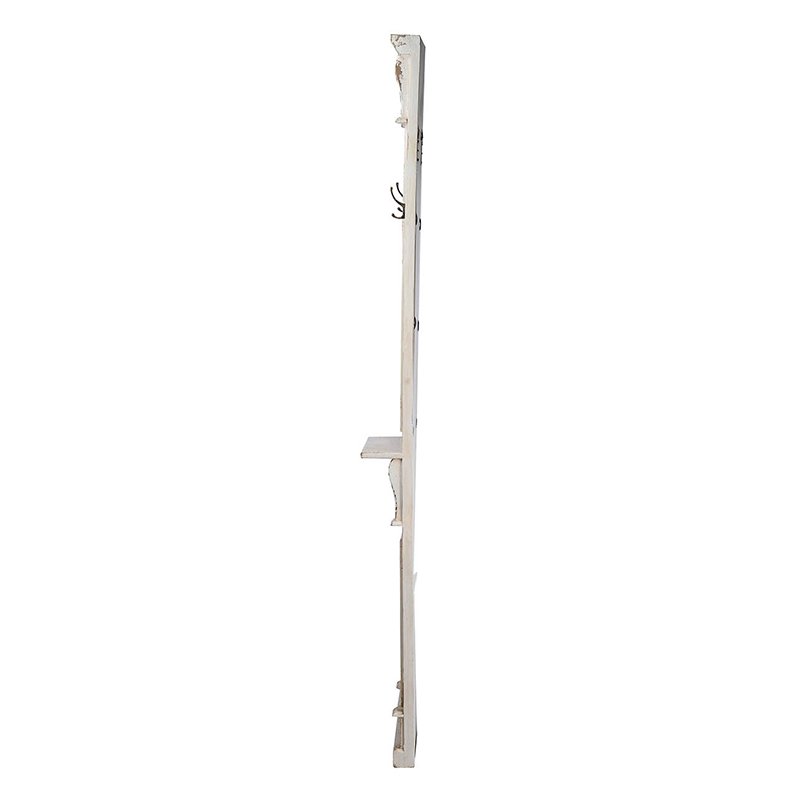 Classic Vintage Antique Wall Mirror, French Country Wall Decor - White - Image 5