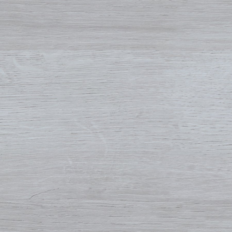 Farmhouse Home Entertainment Center, TV Stand With 4 Shelves And Transparent Center Cabinet - White Oak - Image 4