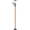 2 Pack Adjustable Steel Support Pole System For Drywalls And Cabinets, Extends 45 To 114", With Carry Bag - Black / Brown - Image 4