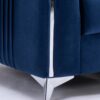 Wenona - Velvet 3 Pieces Living Room Set - Blue - Image 5