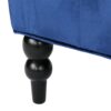 Nurturing - Upholstered Loveseat With Wing Back And Diamond Tufting - Navy Blue - Image 10