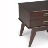 Draper - Mid Century Side Table - Medium Auburn Brown - Image 8