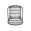 Monsoon Outdoor Accent Chair With Open Weave Design - Gray - Image 10