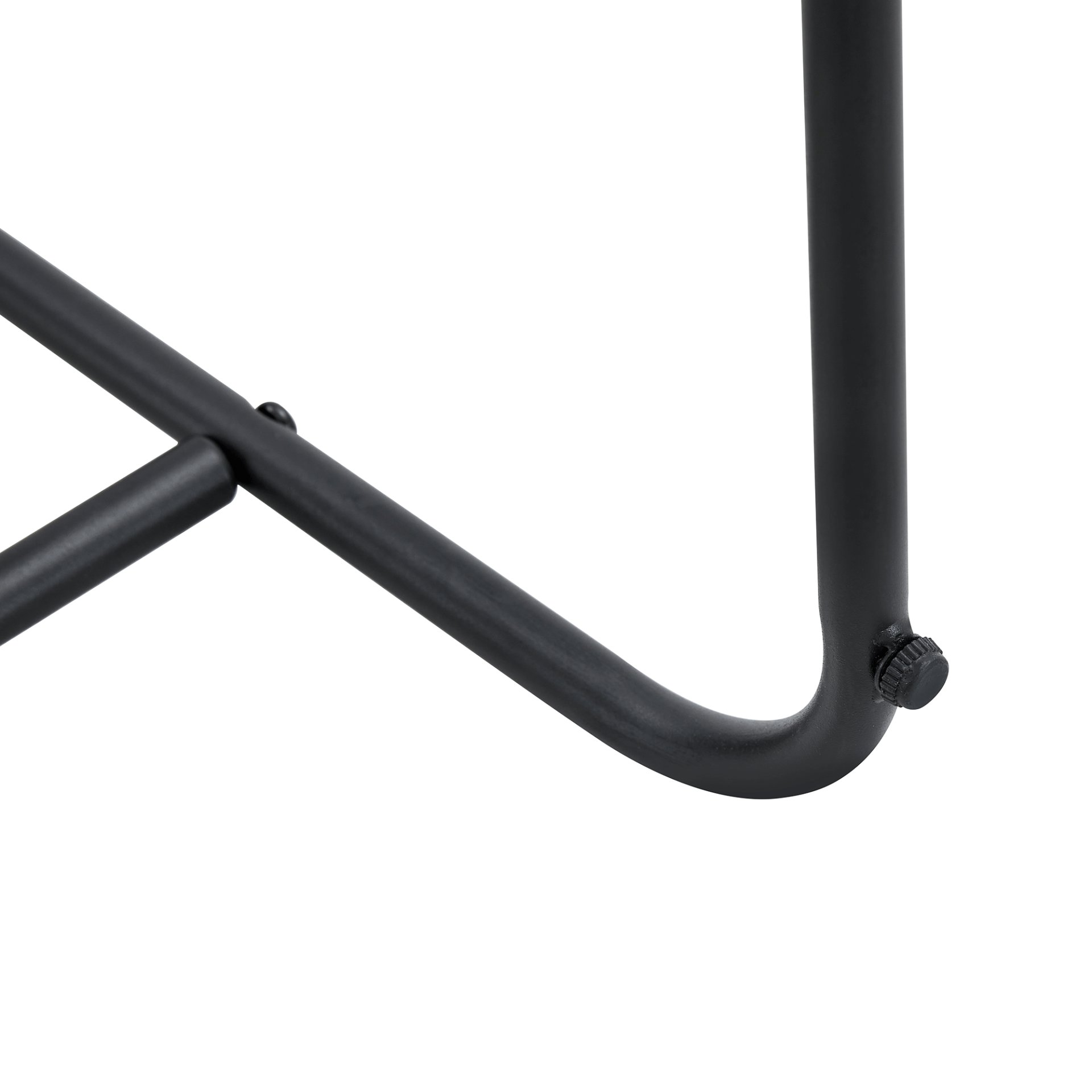 (Set of 2) Modern Minimalist Style Material Bar Stools, Suitable For Kitchen, Bar And Modern Home Design - Black - Image 19