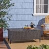 Rupert - Storage Unit Resin Wicker Outdoor Storage - Gray - Image 7