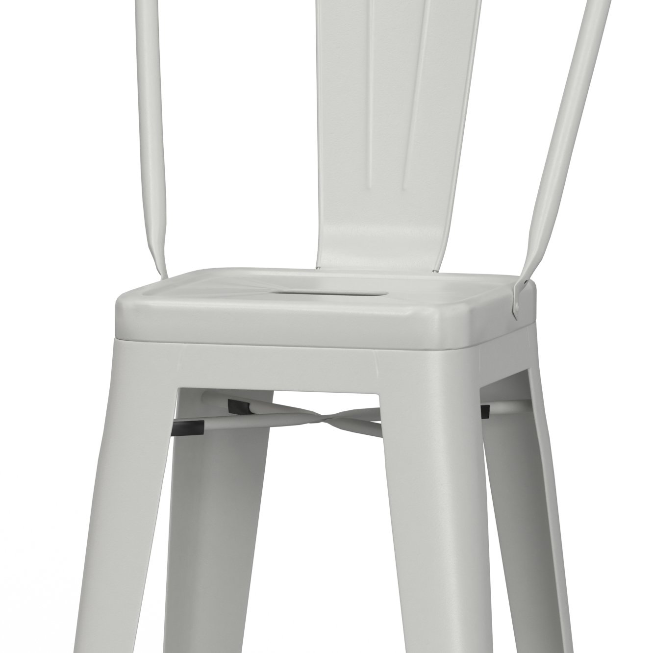 Fletcher - Metal Counter Height Stool (Set of 2) - White - Image 2