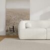 Anna - French Boucle Sofa - White - Image 8