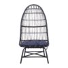 Elon - Cocoon Chair - Gray - Image 2