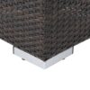 Santa Rosa - Outdoor Ottoman With Water Resistant Cushion - Multi Brown / Beige - Image 11