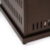 28" Propane Gas Fire Pit Table, 50000 Btu Square Steel Fire Pit For Outside Patio Deck Garden Courtyard - Brown - Image 4