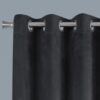 2 Pieces Set, Curtain Panel, Room Darkening, Grommet, Versatile Use - Gray - Image 2