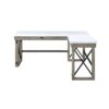 Talmar - Marble Top & Rustic Writing Desk With Lift Top - Oak - Image 2