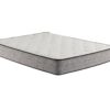 10" California King Mattress With Gel Memory Foam 884 Pocketed Coil - White / Gray - Image 4